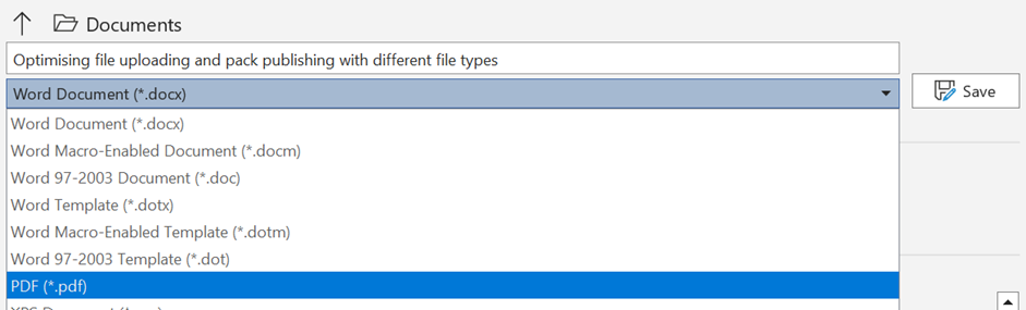 Optimise Files for Uploading and Pack Publishing